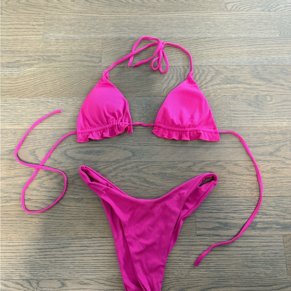 Vibrant Pink Bikini Set